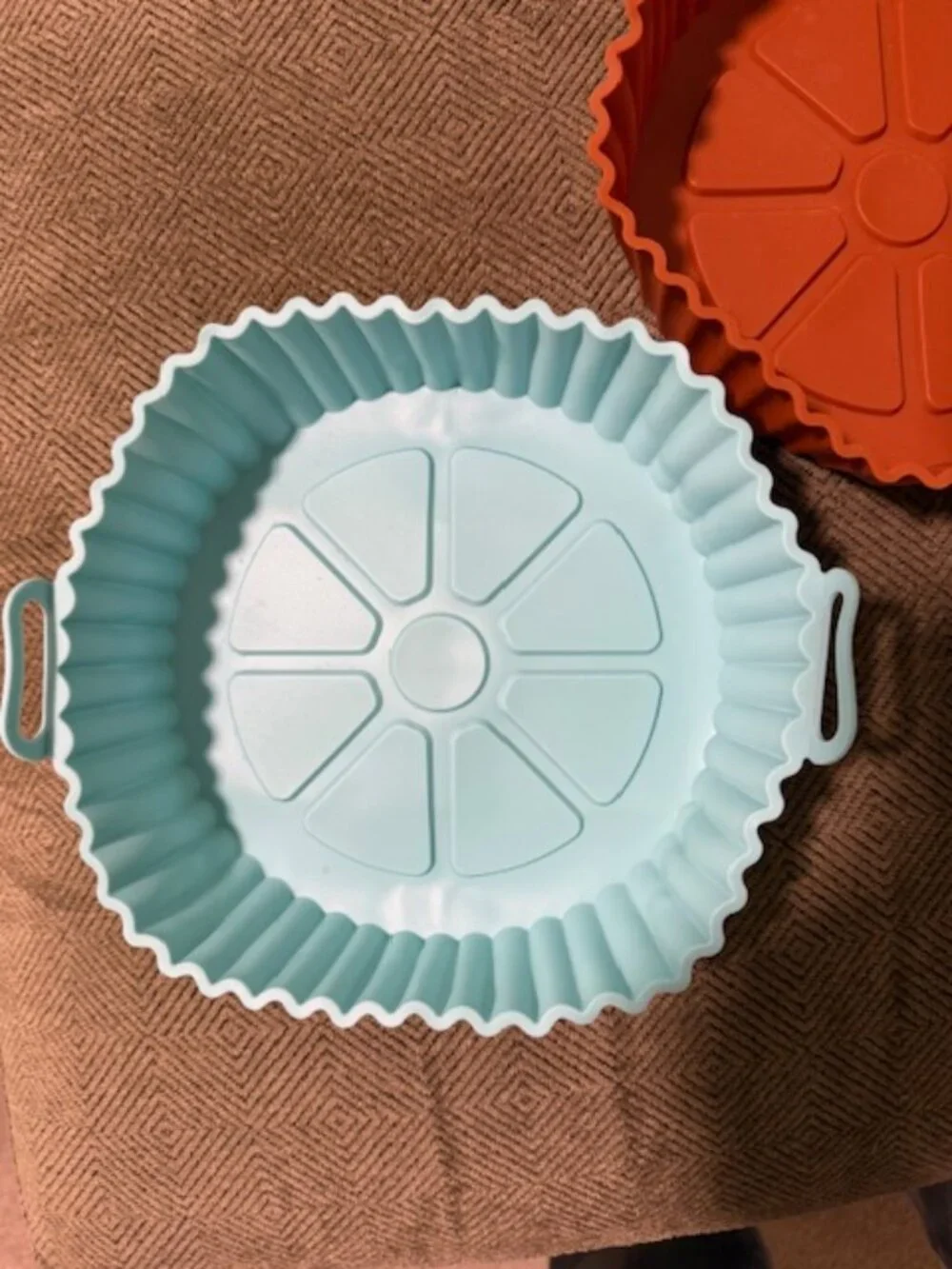 2 Round Silicone Liners for Air Fryer